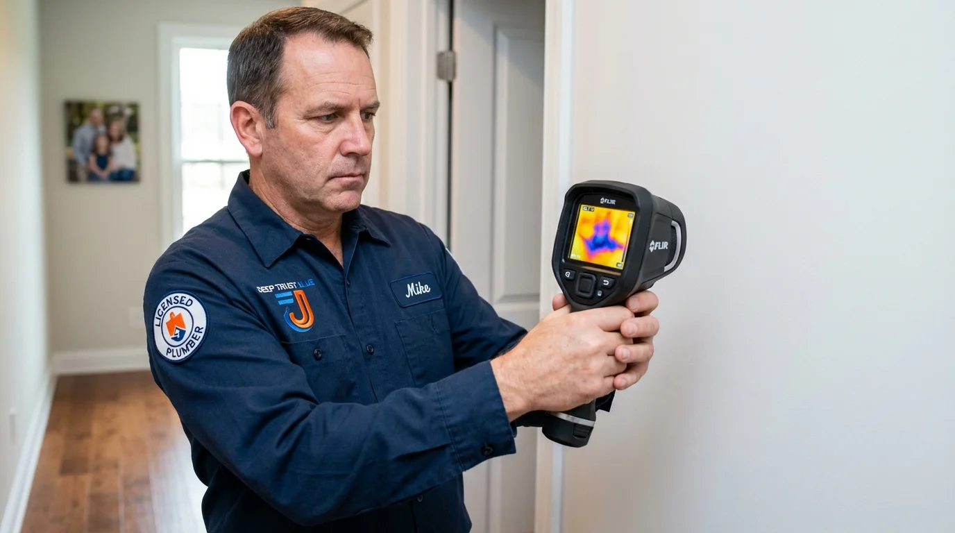 Thermal imaging leak detection by Johns Plumbing LLC in Fort Recovery